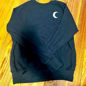 Spiritual Gangster black moon sweatshirt size women’s xs